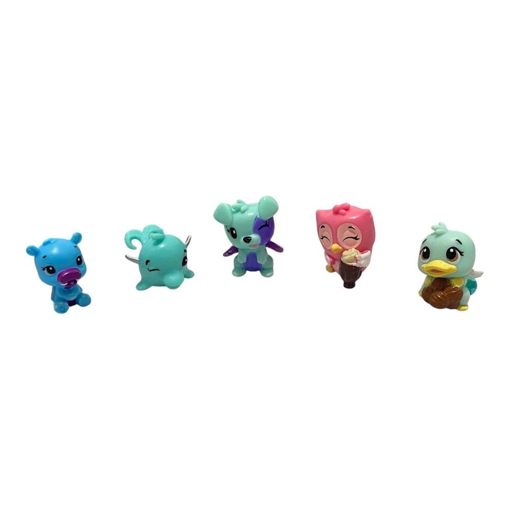 Hatchimals Lot of 5 Mini Figures Colleggtibles Miniature Toy Multicolor
